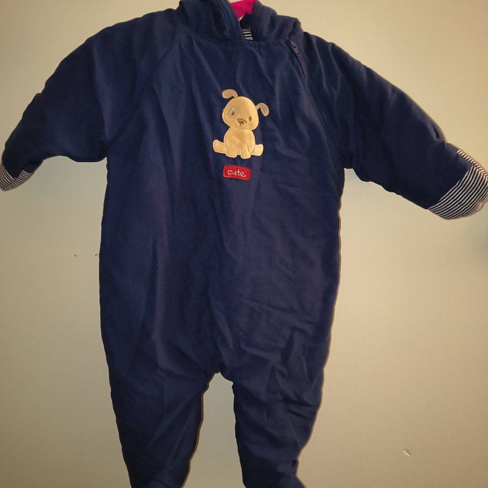 Carter's Blue Striped Baby Outfit